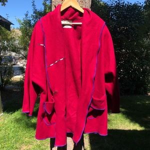 Vintage 100% Cindy Owings Designs Wool Coat